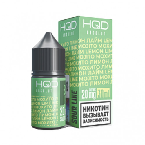 Жидкость HQD ABSOLUT SOUR LINE Sour Mohito lemon-lime / Кислый мохито лимон лайм